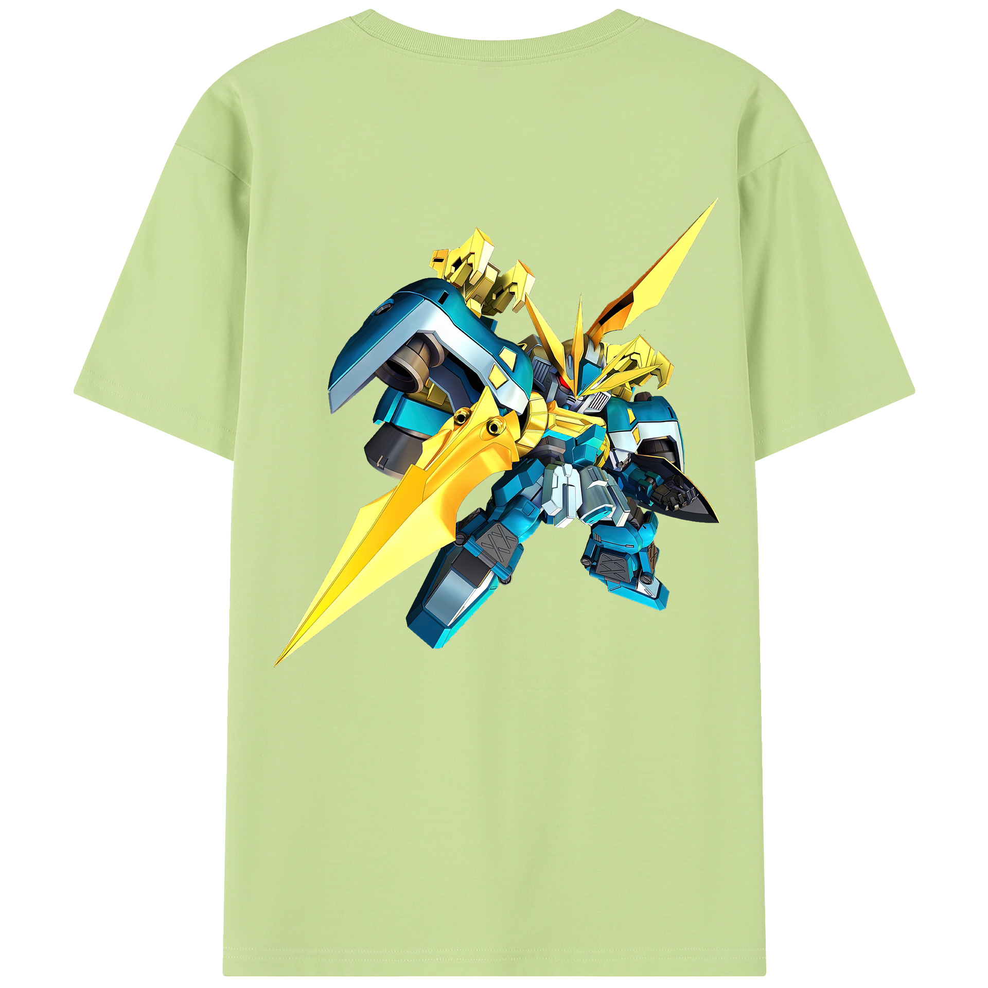 （画像用） 機動戦士ガンダム Mobile Suit Gundam 綿100％半袖Tシャツ（背面プリント）